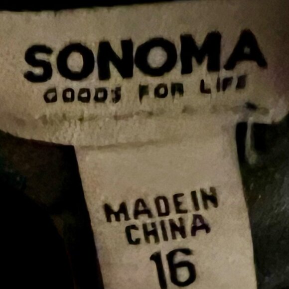 SONOMA ARMY GREEN SKIRT NWT - Picture 3 of 3